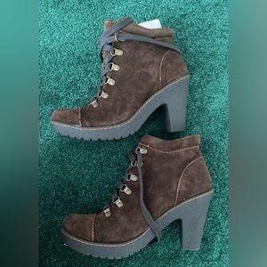 BOC Dark Brown Heel Booties